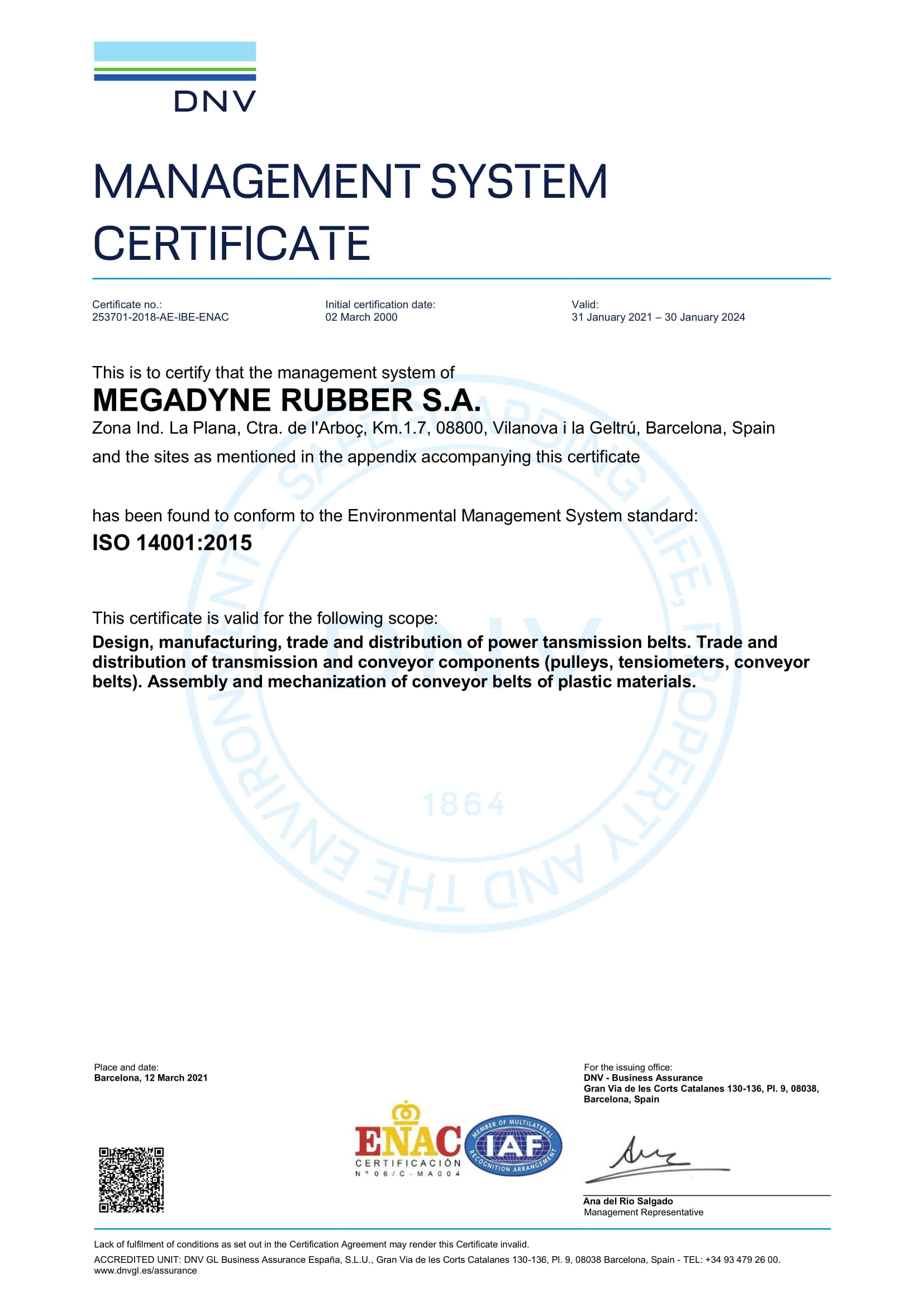 ISO 14001 Spain