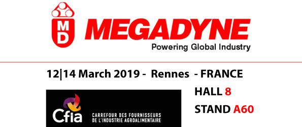 Megadyne will exhibit at CFIA Rennes 2019