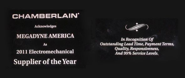 Megadyne America awarded supplier of the year