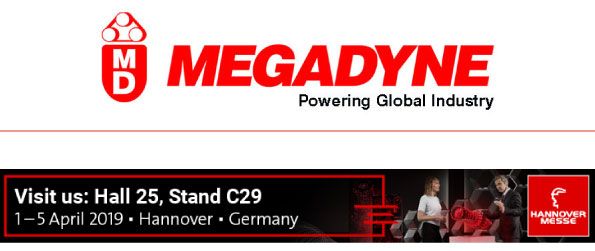 Megadyne will be taking part in Hannover Messe 2019